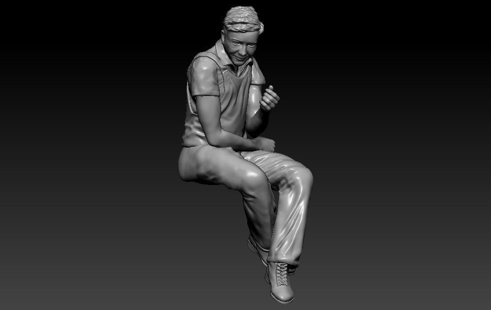 Construction Man and  Fire fighter Model 3D print model_40