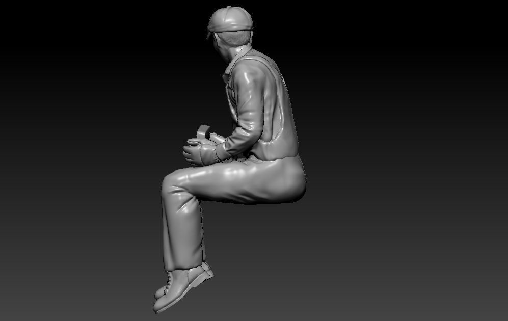 Construction Man and  Fire fighter Model 3D print model_7
