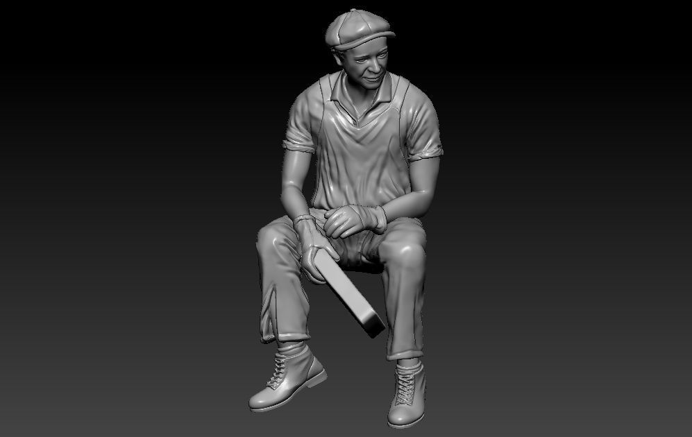 Construction Man and  Fire fighter Model 3D print model_25