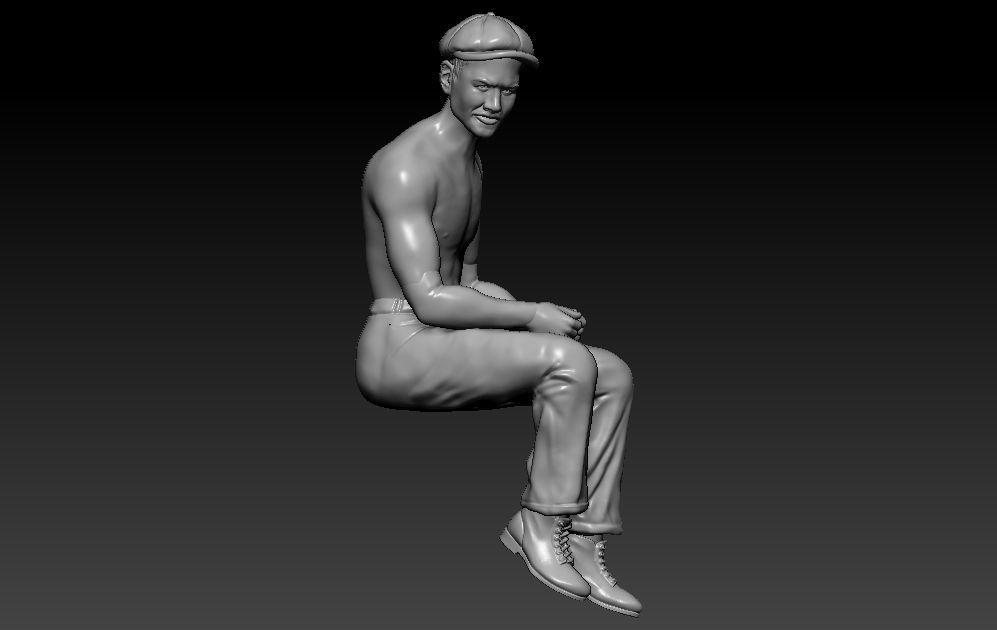 Construction Man and  Fire fighter Model 3D print model_20