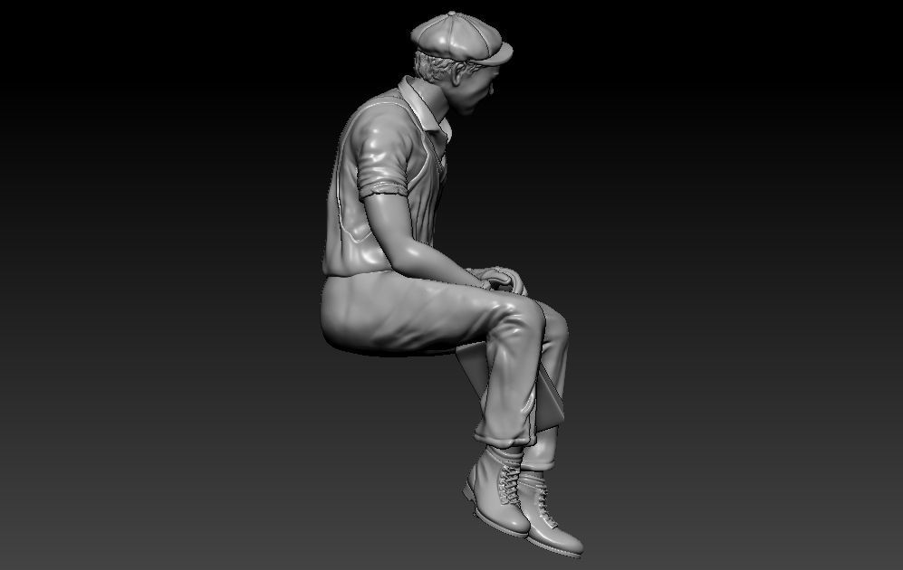 Construction Man and  Fire fighter Model 3D print model_28