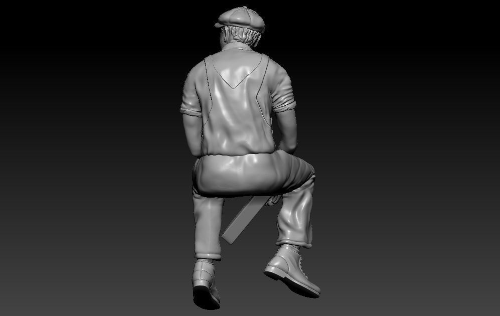 Construction Man and  Fire fighter Model 3D print model_27