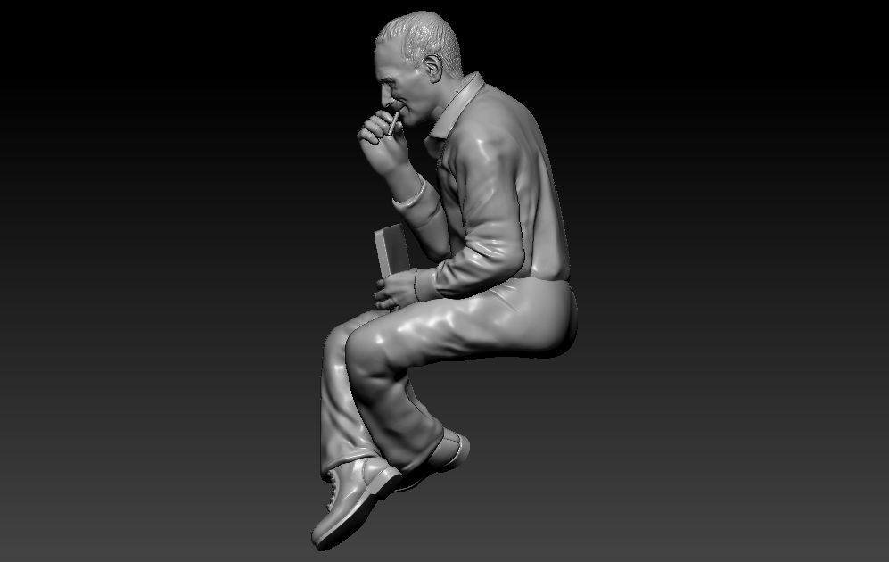 Construction Man and  Fire fighter Model 3D print model_42