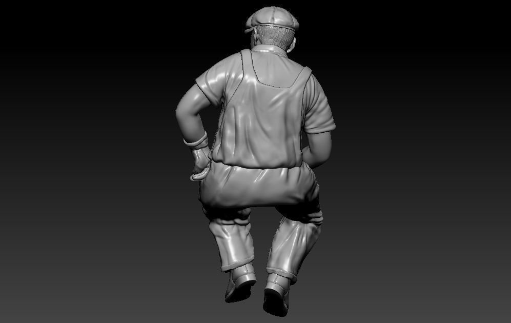 Construction Man and  Fire fighter Model 3D print model_35