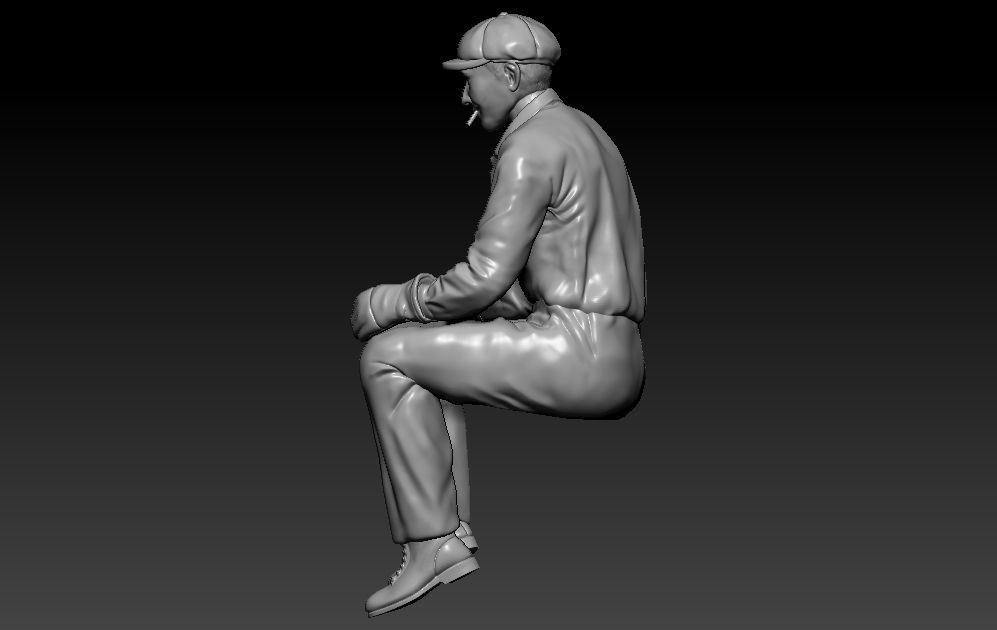 Construction Man and  Fire fighter Model 3D print model_22