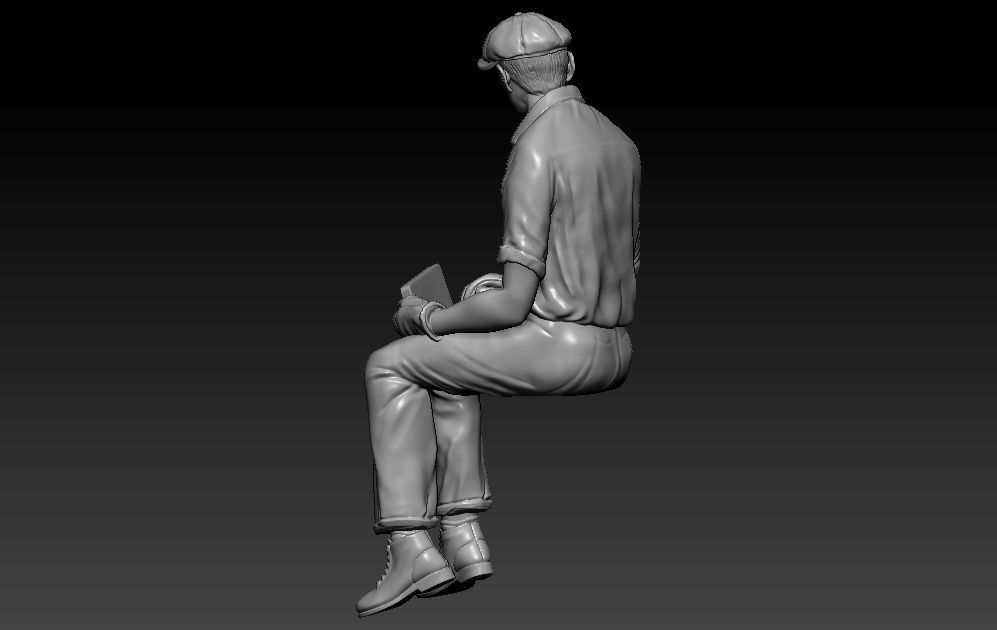 Construction Man and  Fire fighter Model 3D print model_30
