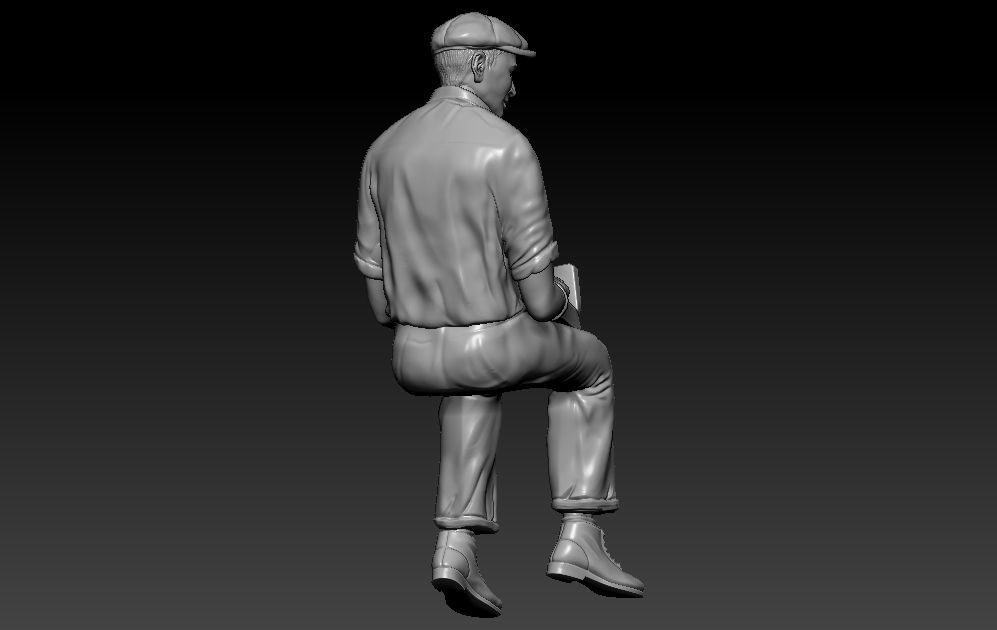 Construction Man and  Fire fighter Model 3D print model_32