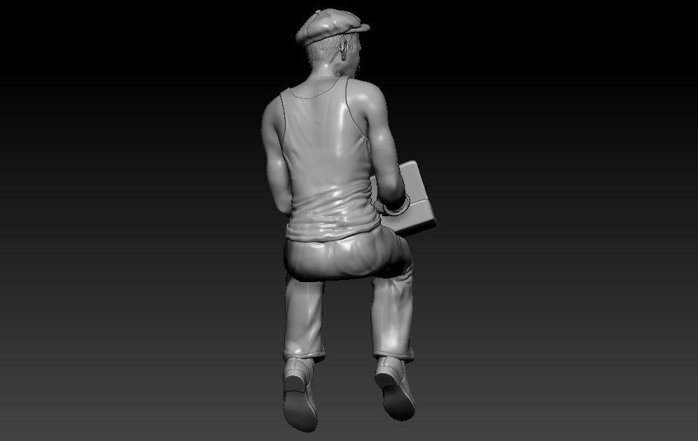 Construction Man and  Fire fighter Model 3D print model_10