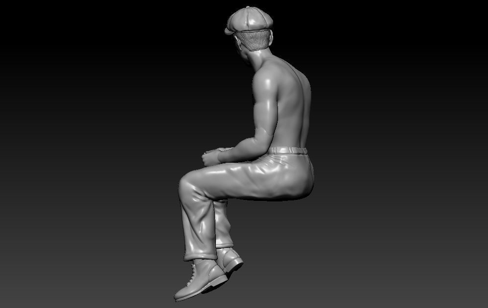 Construction Man and  Fire fighter Model 3D print model_19