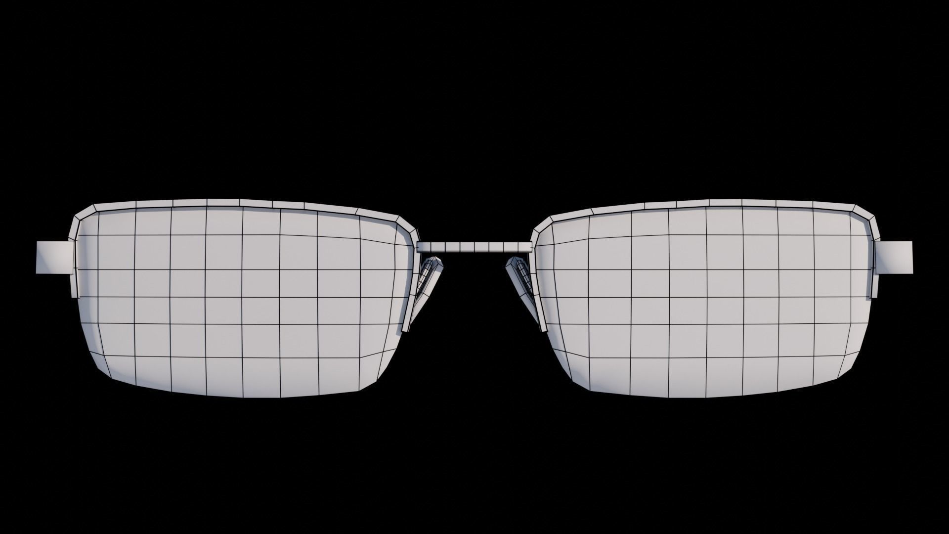 Normal eyeglass 3d model 3D model_6