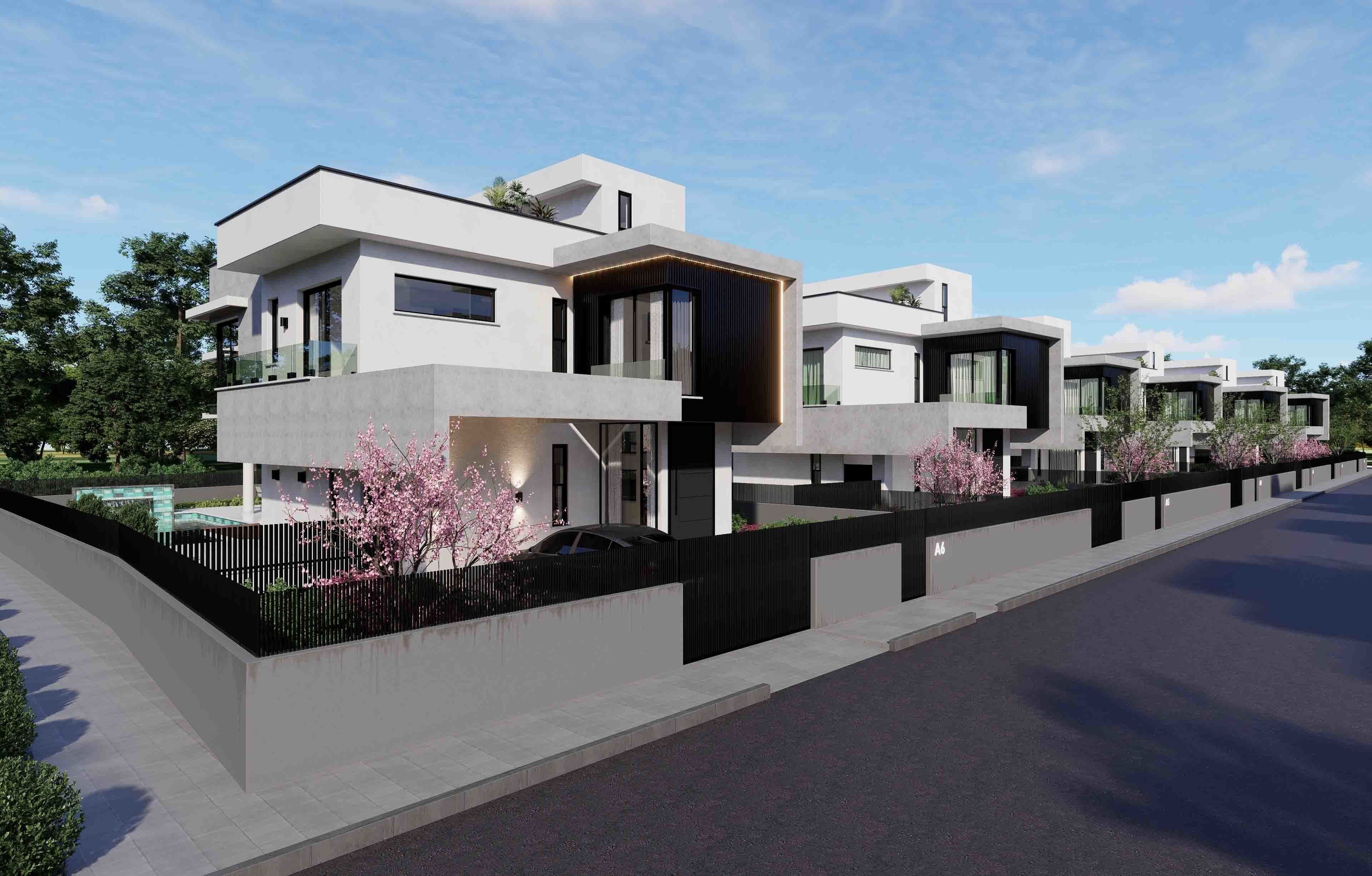 Residential Complex high poly 3d model 3D model_4