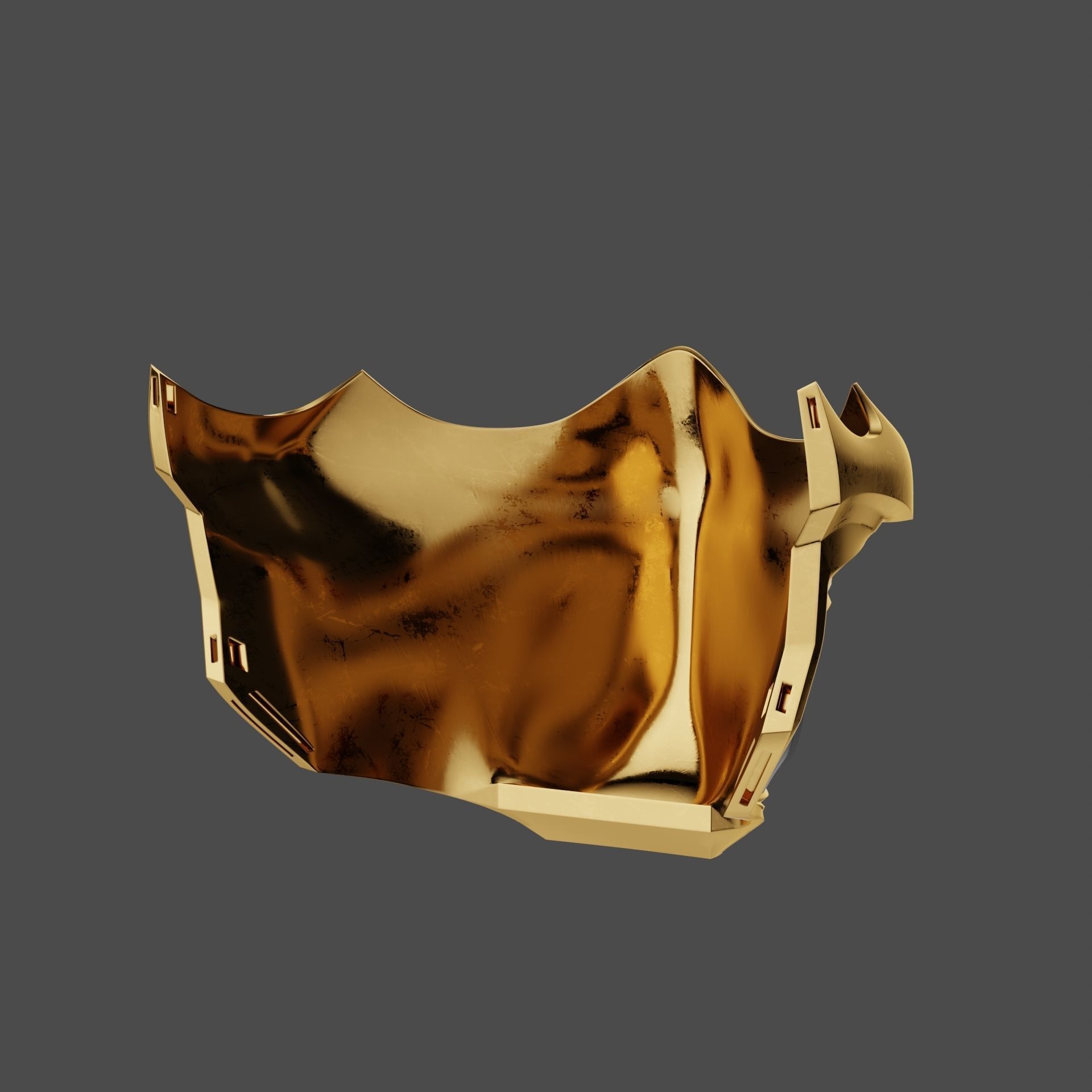 Mortal Kombat 1 - Scorpion Mask cosplay mask - props 3D print model_6