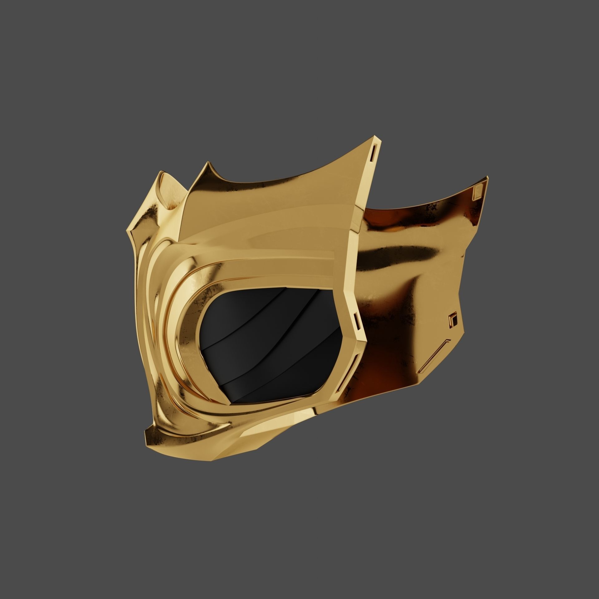 Mortal Kombat 1 - Scorpion Mask cosplay mask - props 3D print model_5