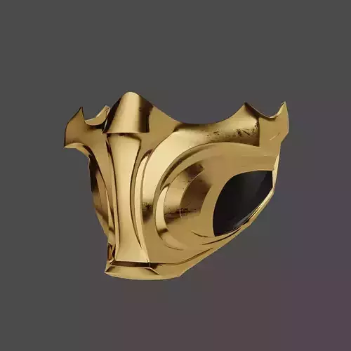 Mortal Kombat 1 - Scorpion Mask cosplay mask - props