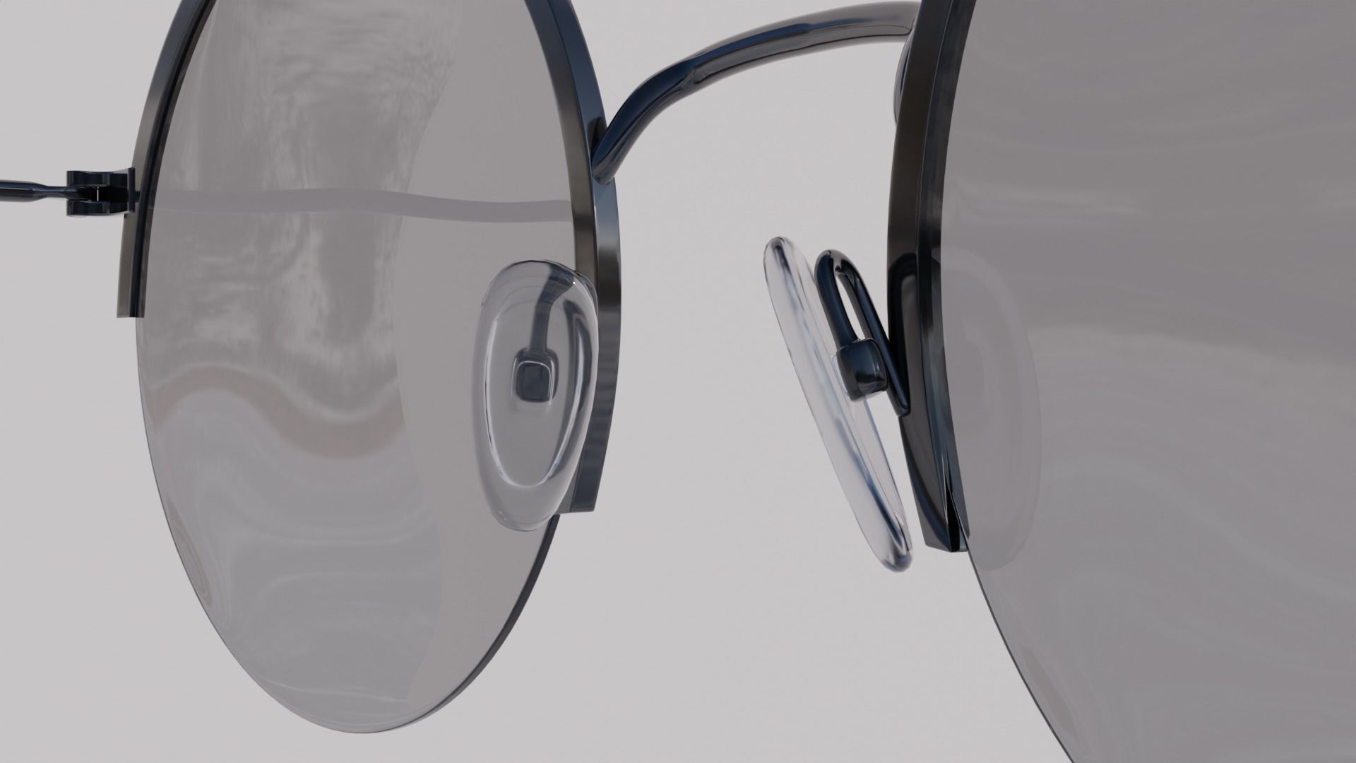 Round sunglass 3d model 3D model_5