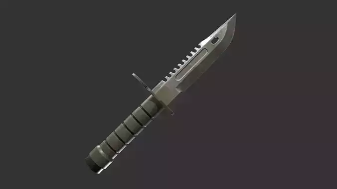 Resident Evil 4 Combat Knife - Leons Knife - cosplay props 3D print model