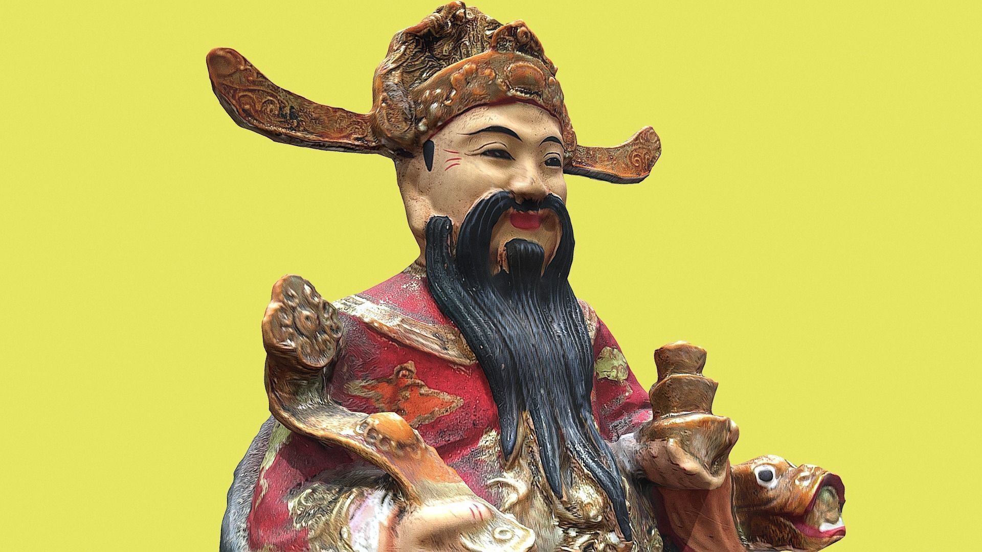 Caishen 3D print model_6