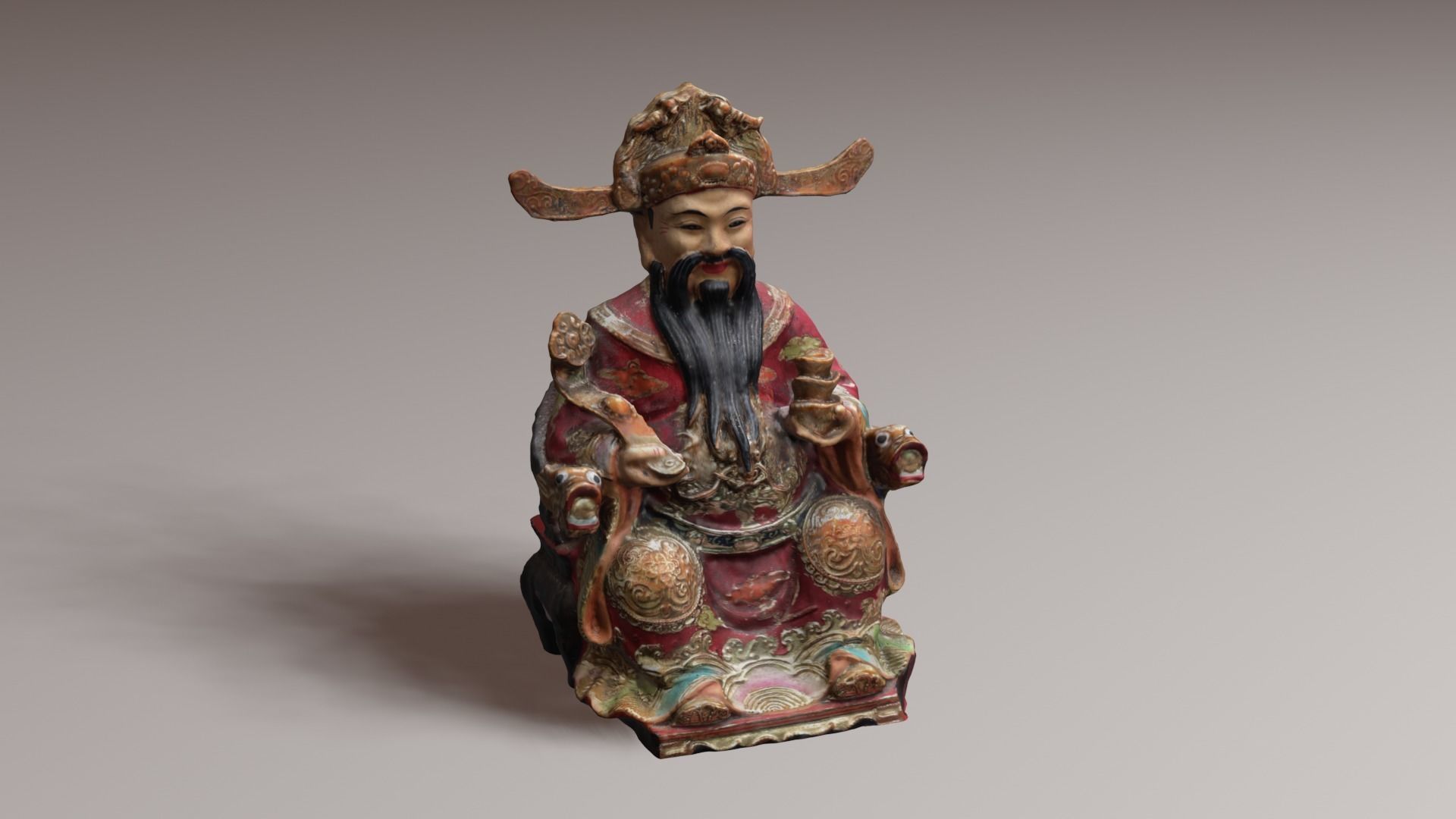 Caishen 3D print model_12