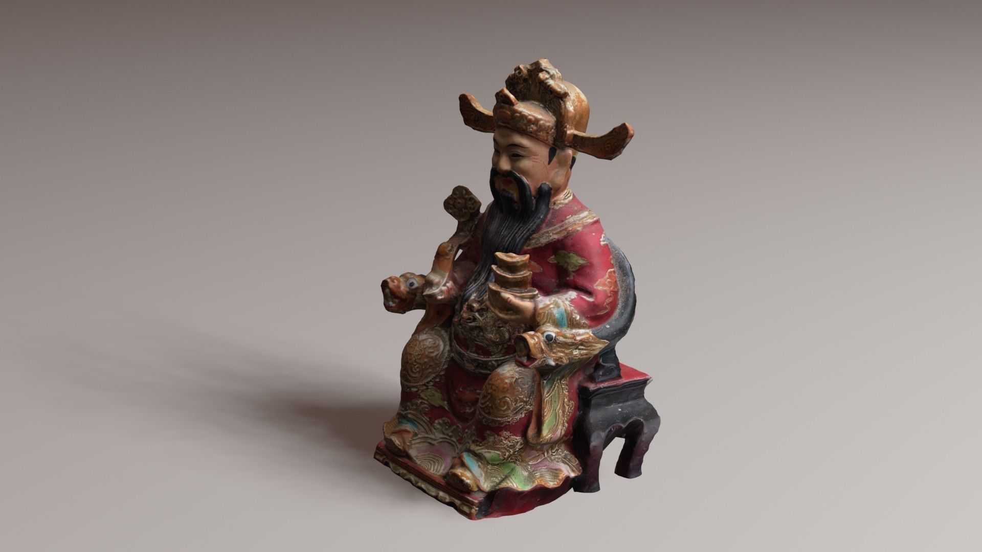 Caishen 3D print model_26