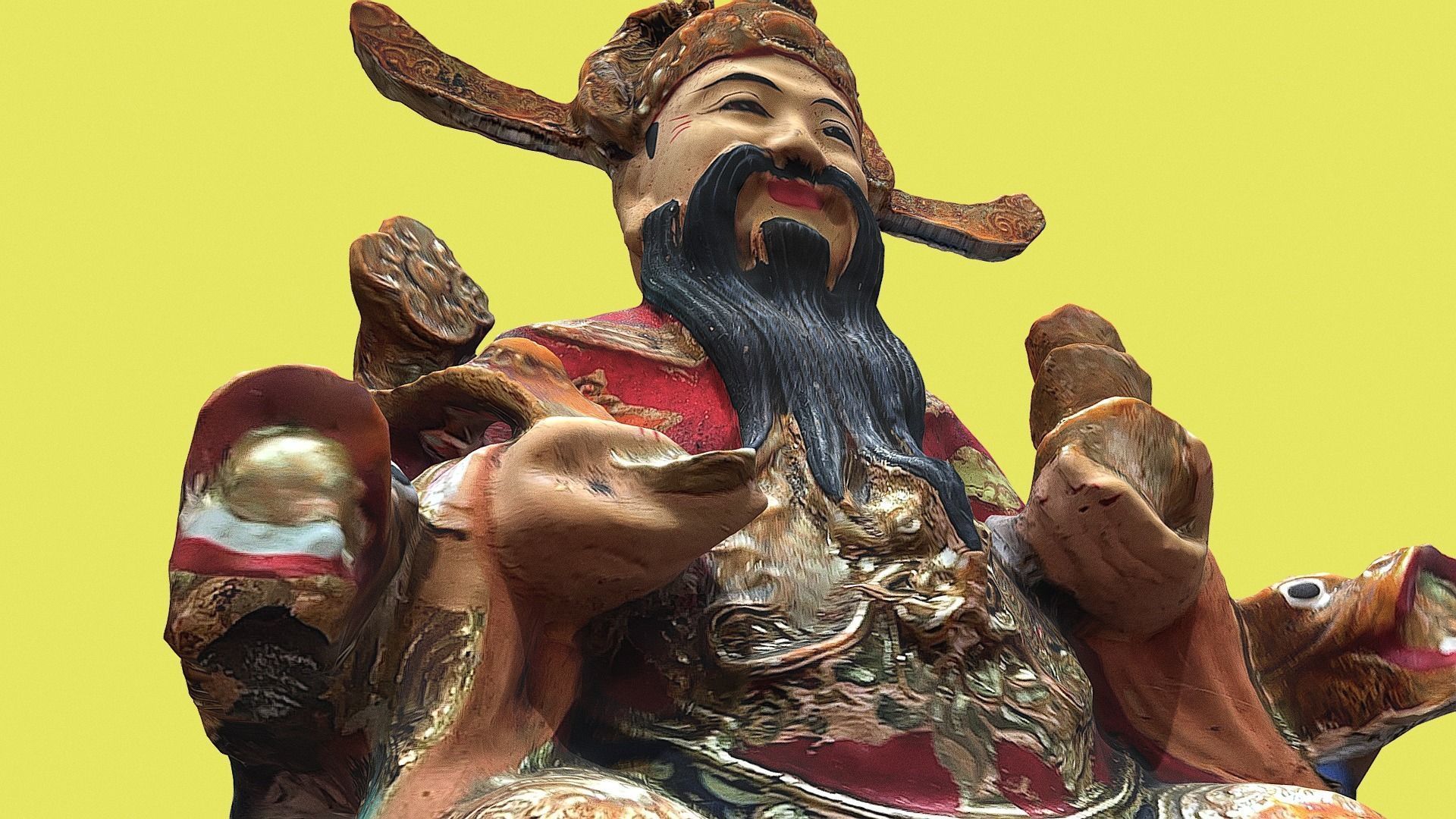 Caishen 3D print model_10