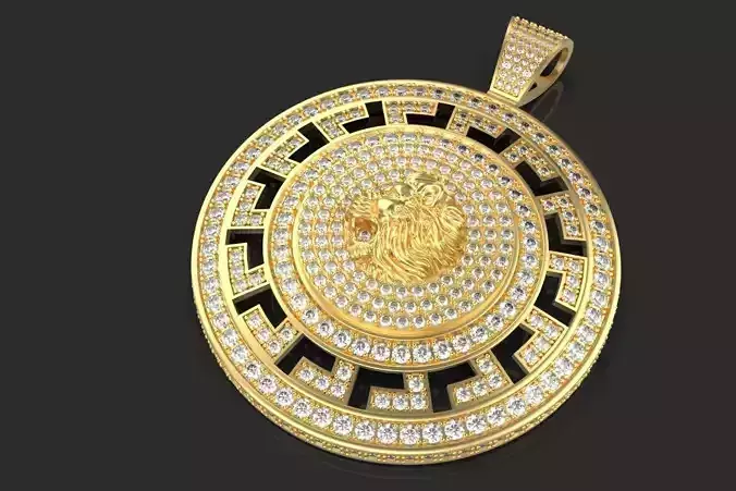 PD-1019 LION PENDENT