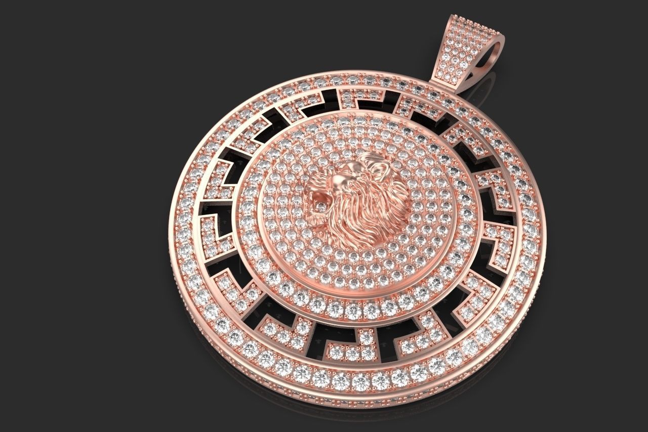 LION PENDENT PD-1019 3D print model