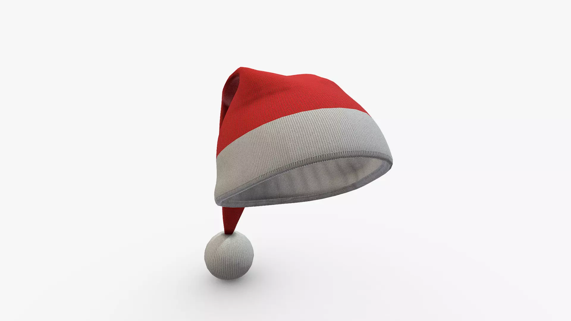 Christmas Hat Low-poly 3D model