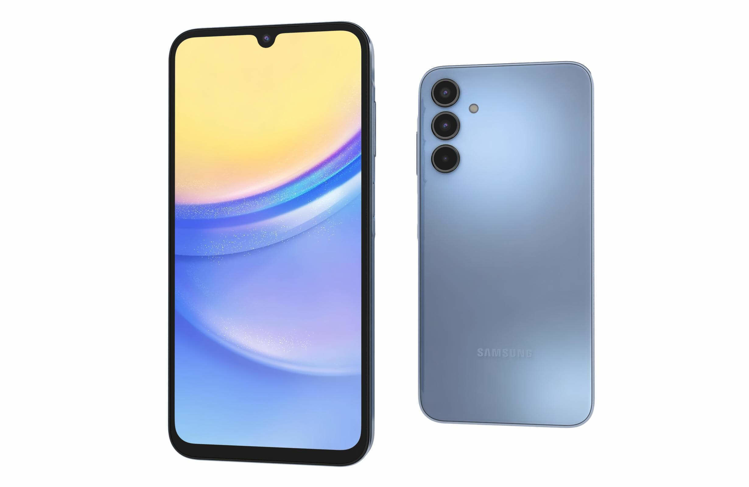 Samsung Galaxy A15 5G Magical Blue 3D model_6