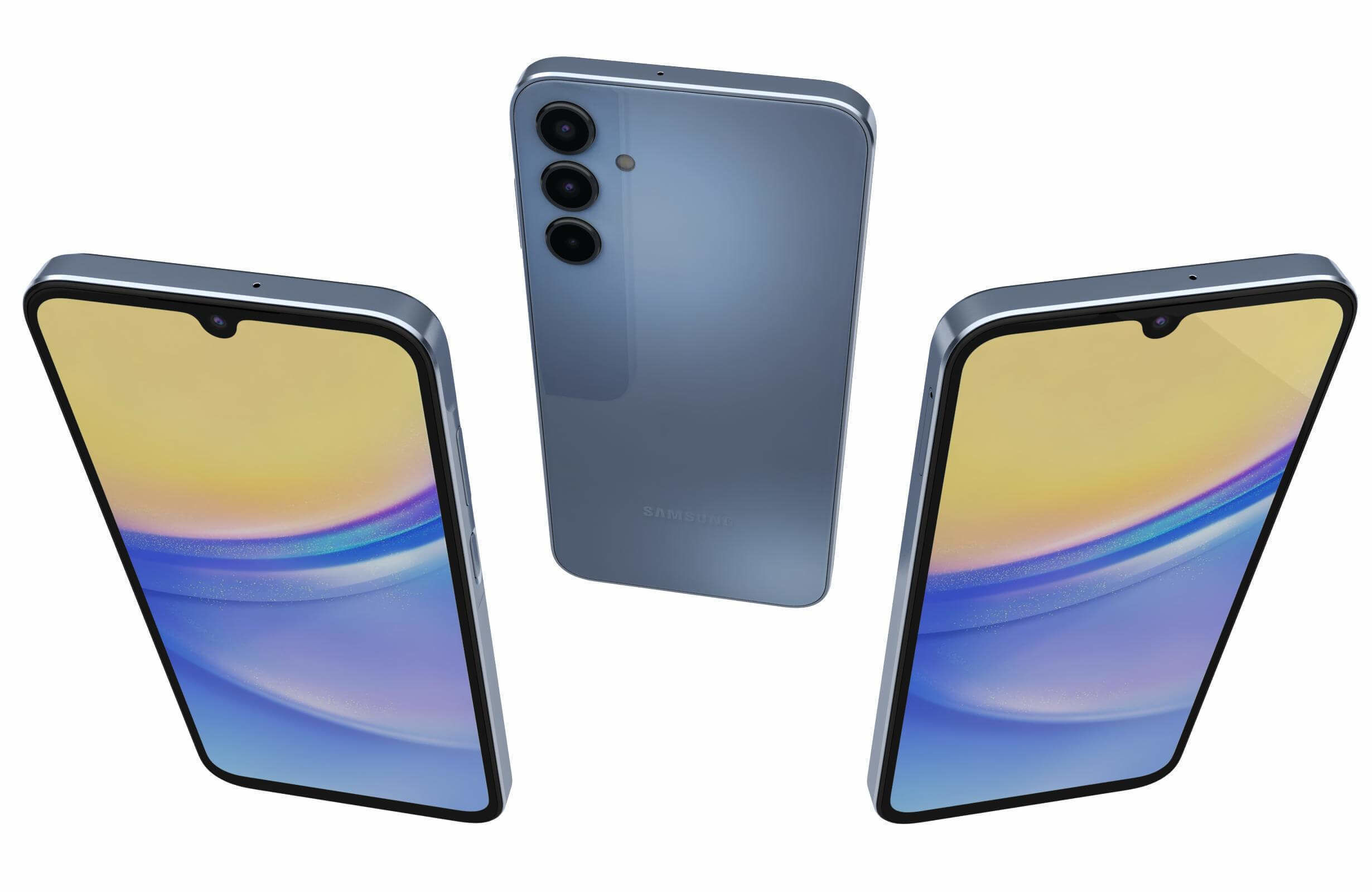 Samsung Galaxy A15 5G Magical Blue 3D model_1