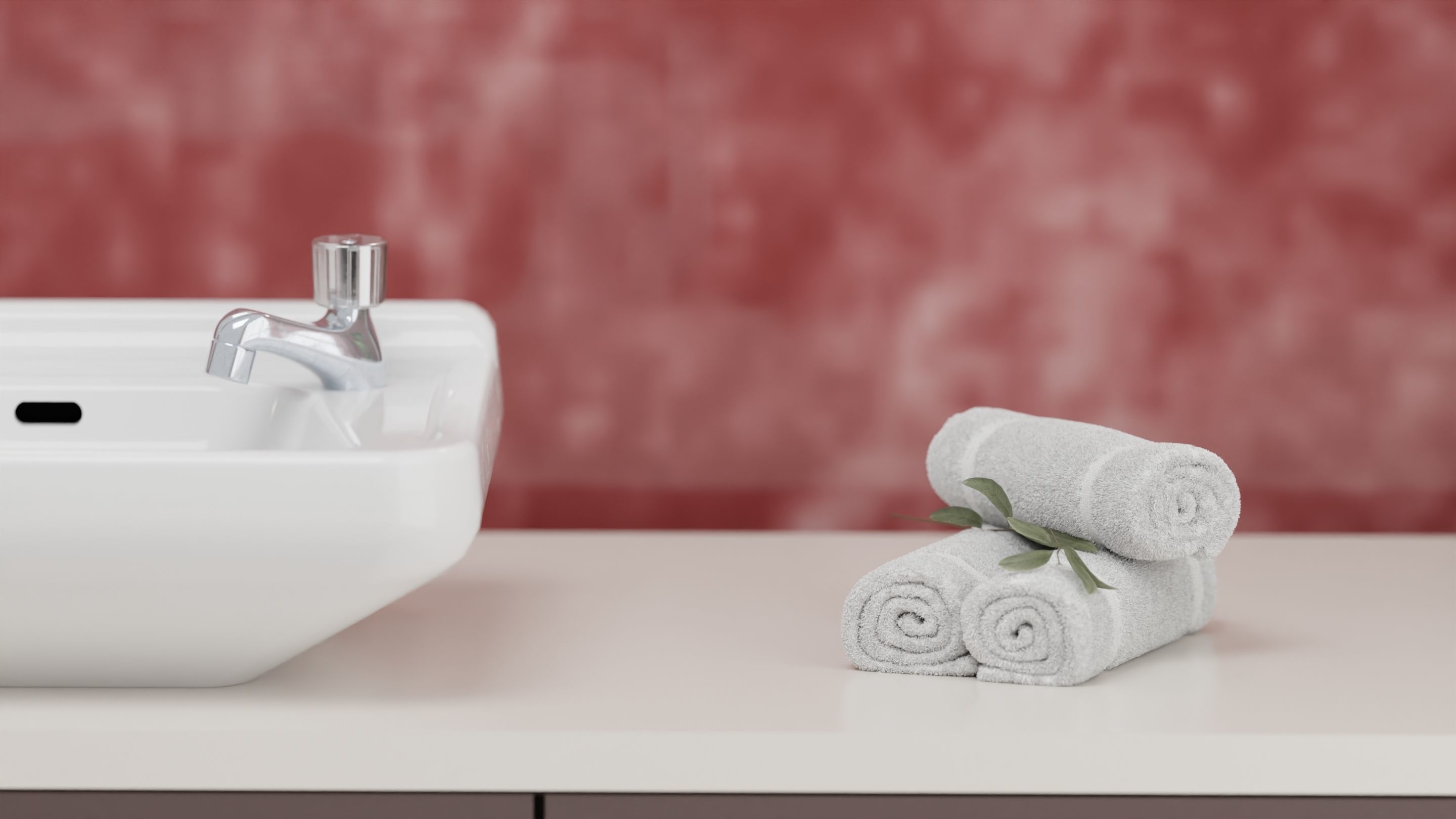 Bathroom interior design 3D model_2