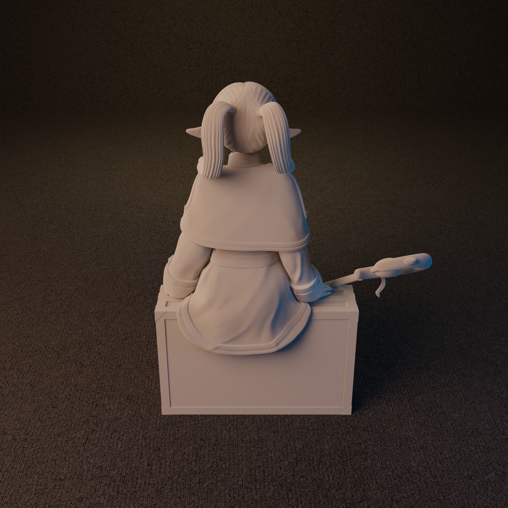 Frieren from BeyoundJourneys end anime 3 versions 3D print model_19