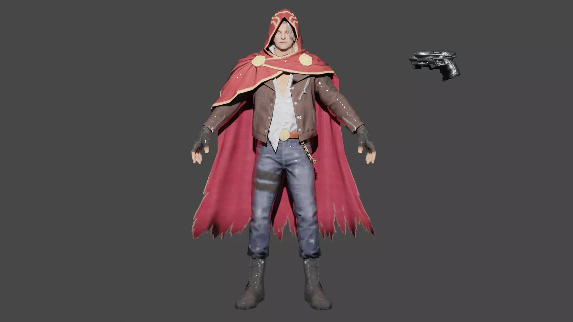 The Hood Low-poly 3D model