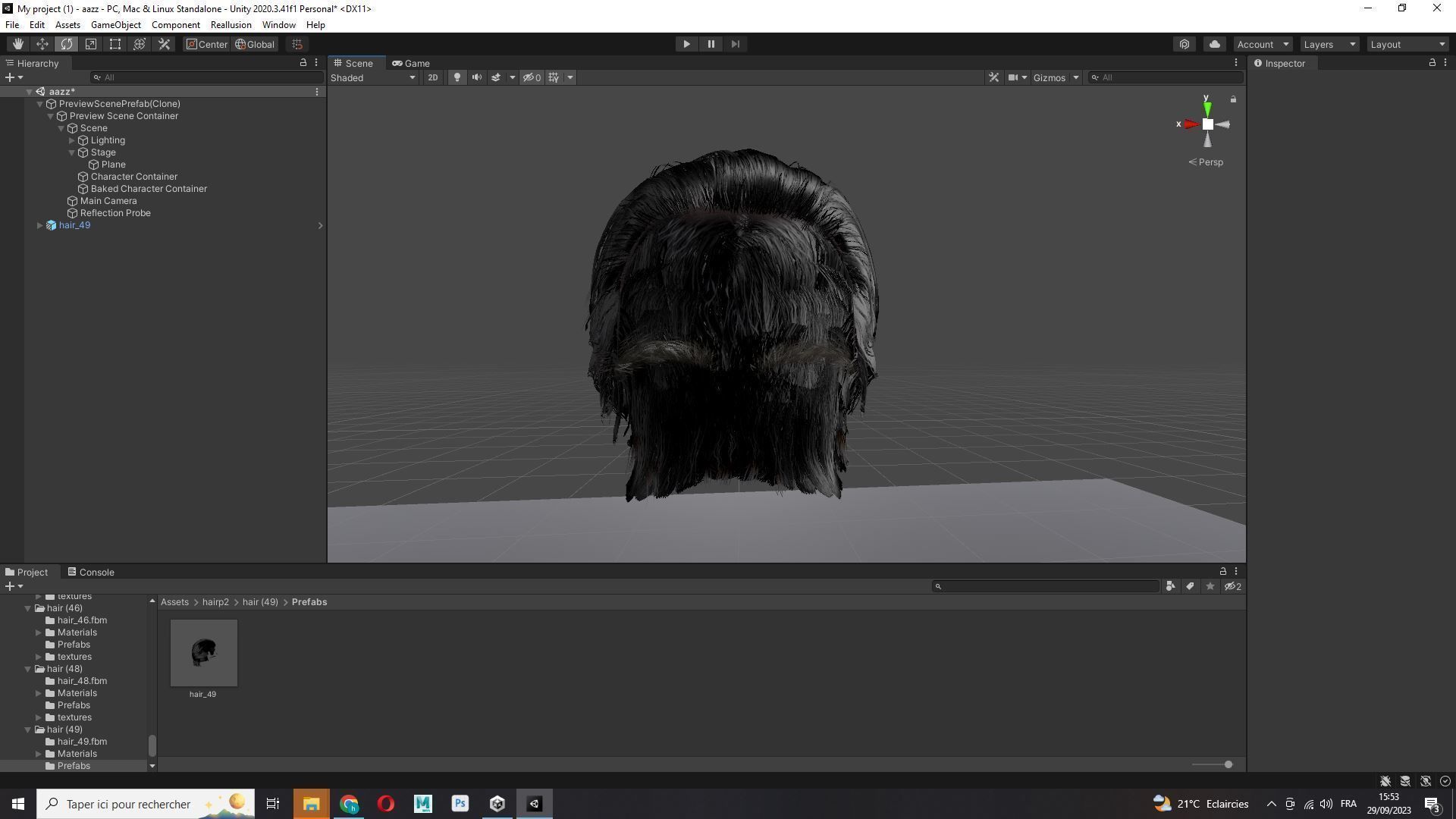 Chic Male Hairstyle Low-Poly Low-poly 3D model_17
