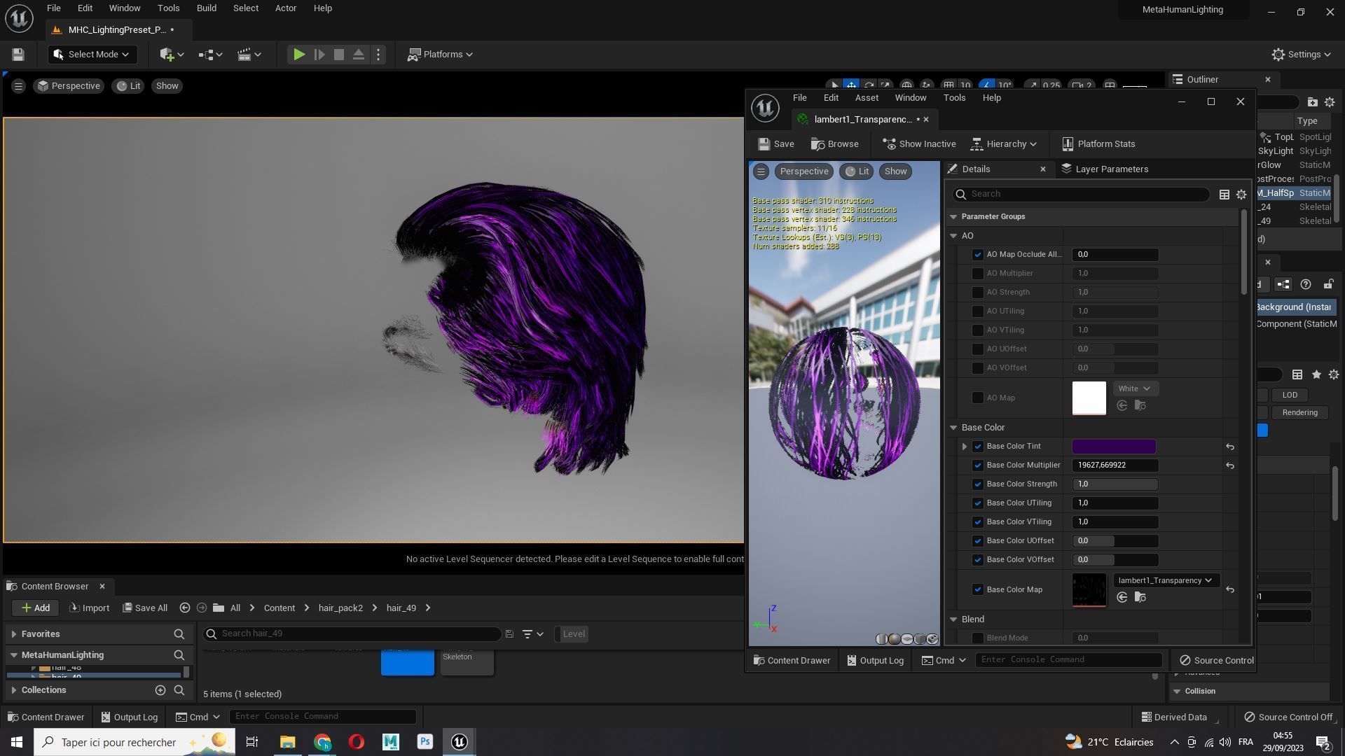 Chic Male Hairstyle Low-Poly Low-poly 3D model_16