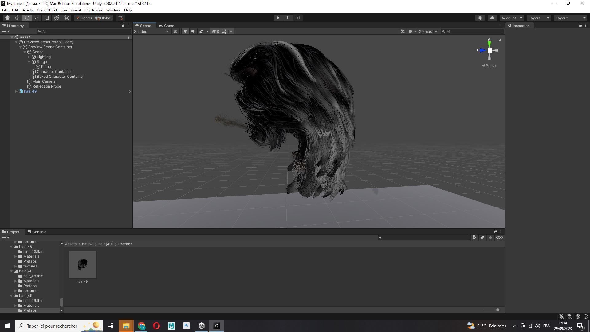 Chic Male Hairstyle Low-Poly Low-poly 3D model_18