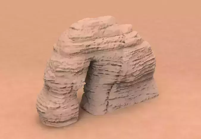 Saudi Arabia Elephant Rock KSA 3D print model