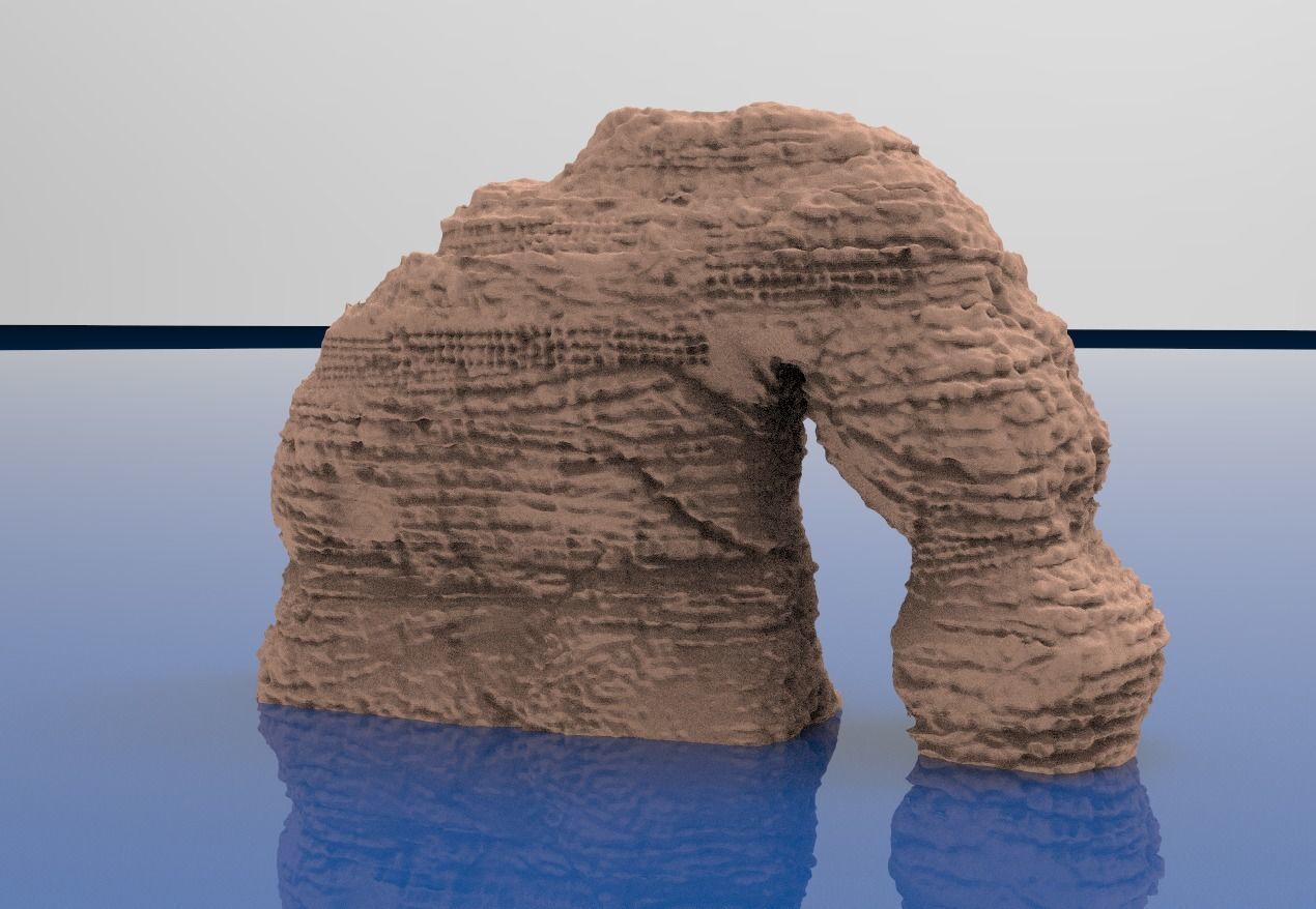 Saudi Arabia Elephant Rock KSA 3D print model_5