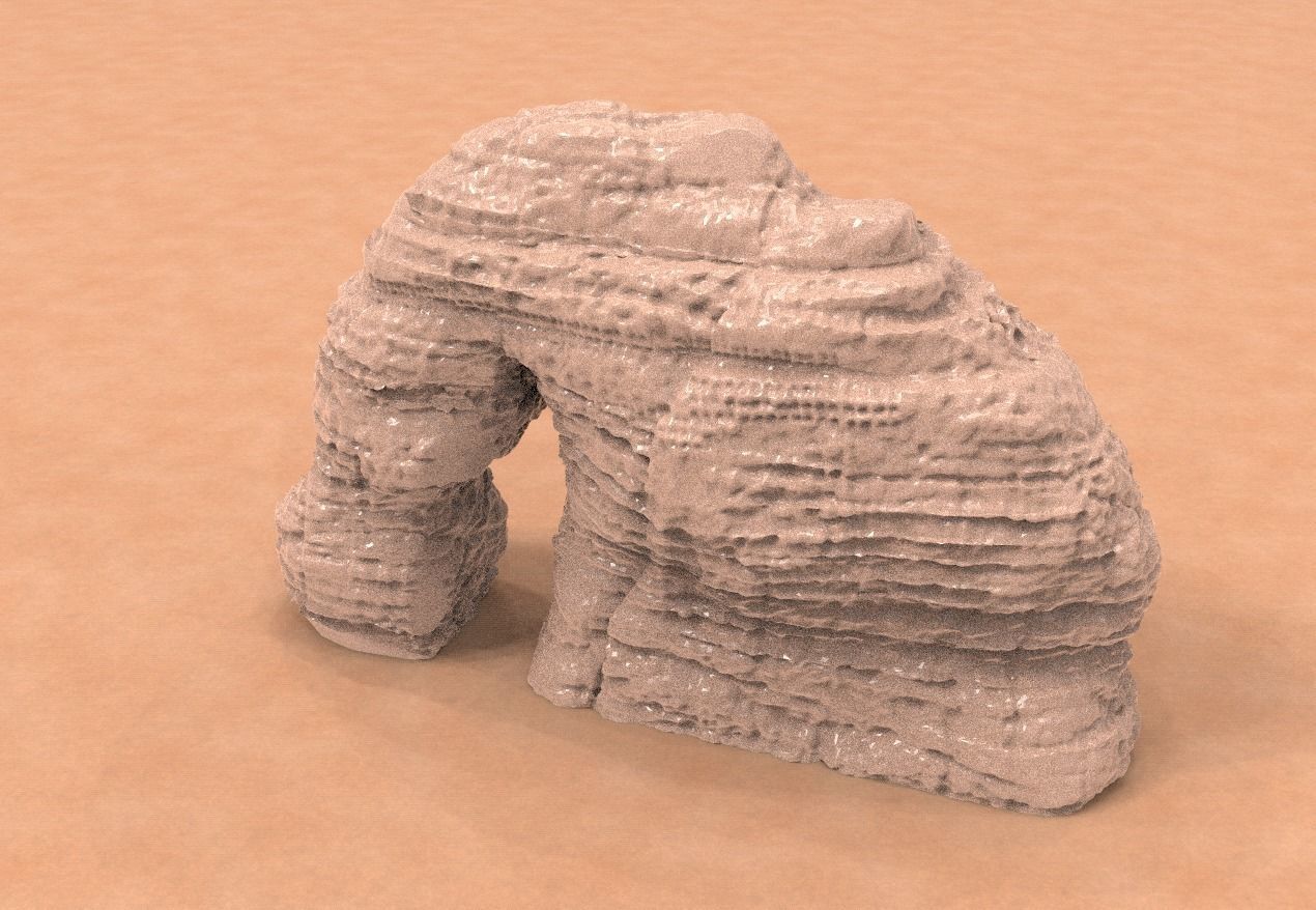 Saudi Arabia Elephant Rock KSA 3D print model_1