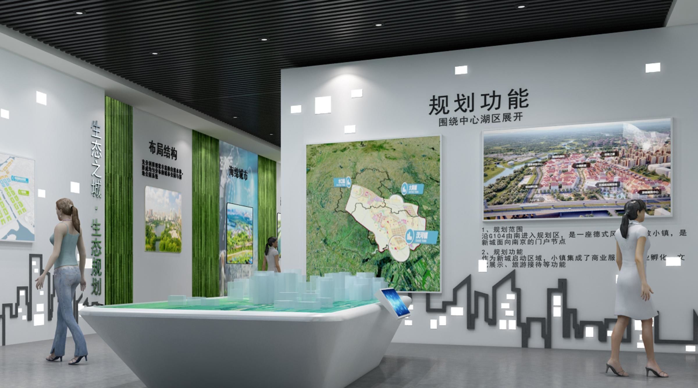 Hall Exhibition Industrial Modern of 3D model_3