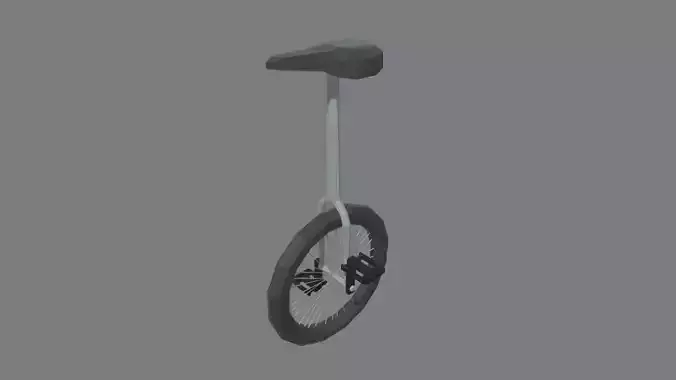 Low Poly Unicycle 01