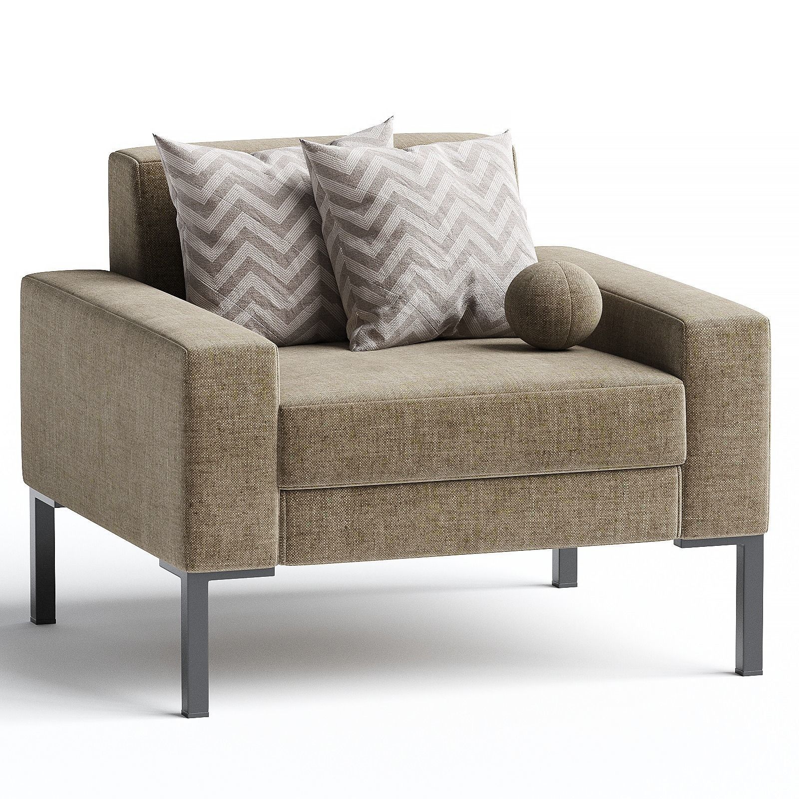 armchair 71 3D model_2