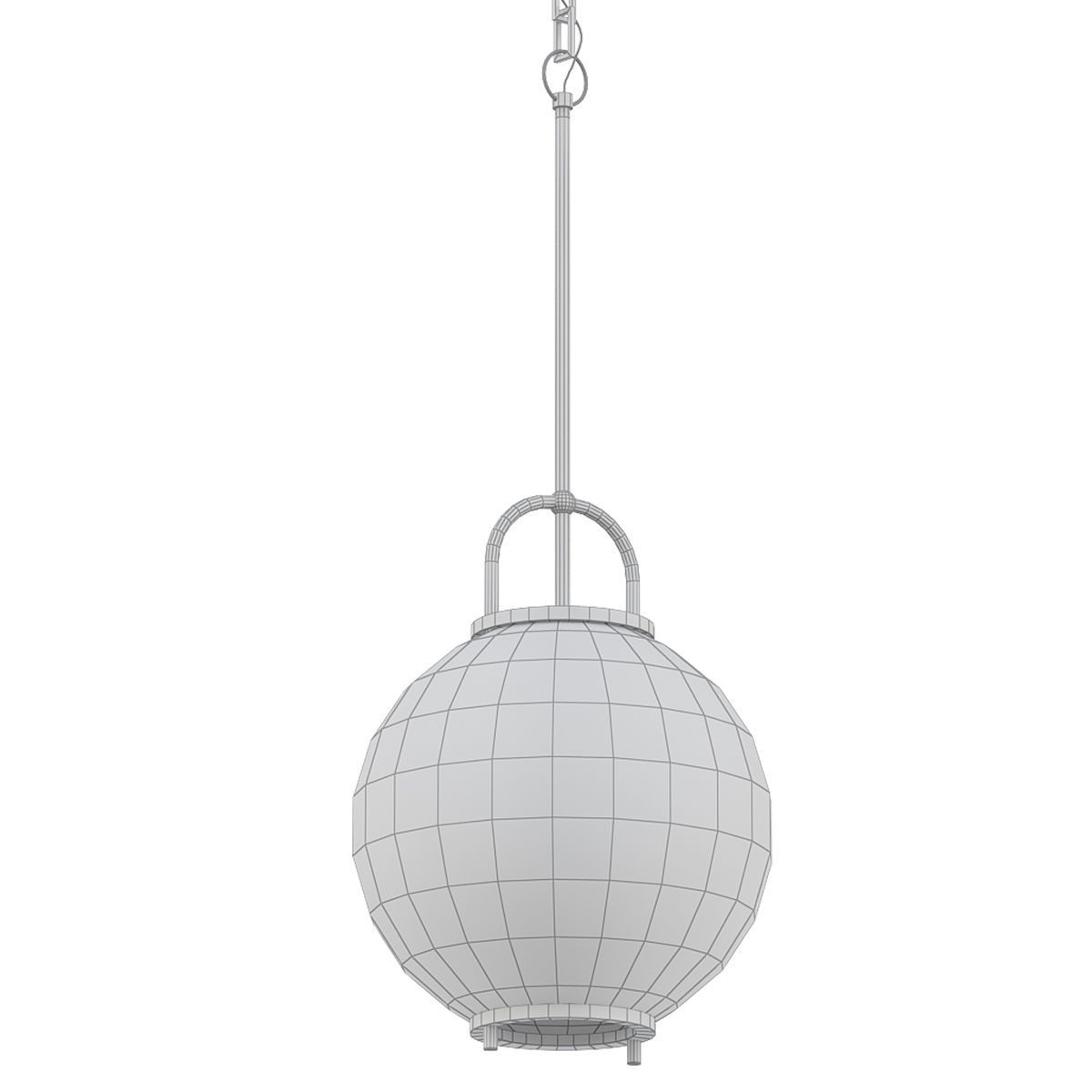 Retro Globe 3D model_4