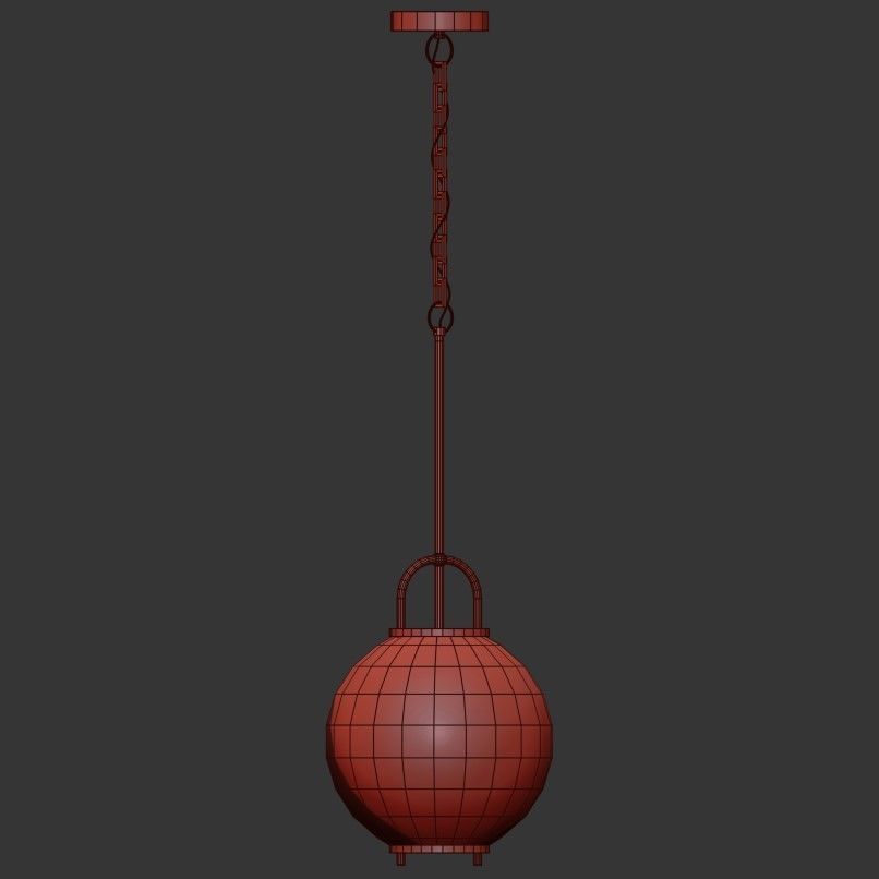 Retro Globe 3D model_1
