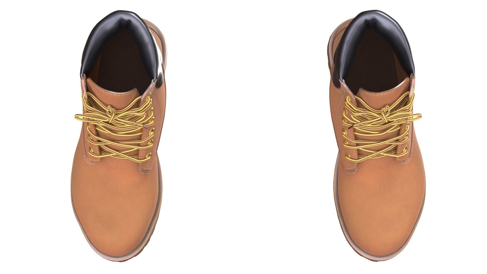 Boots Low-poly 3D model_11