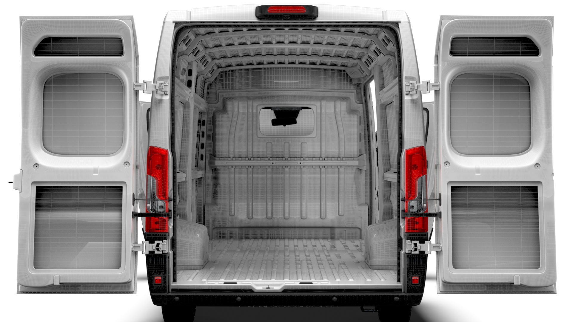 RAM Promaster Van L4H2 HQ Interior 2023 3D model_24