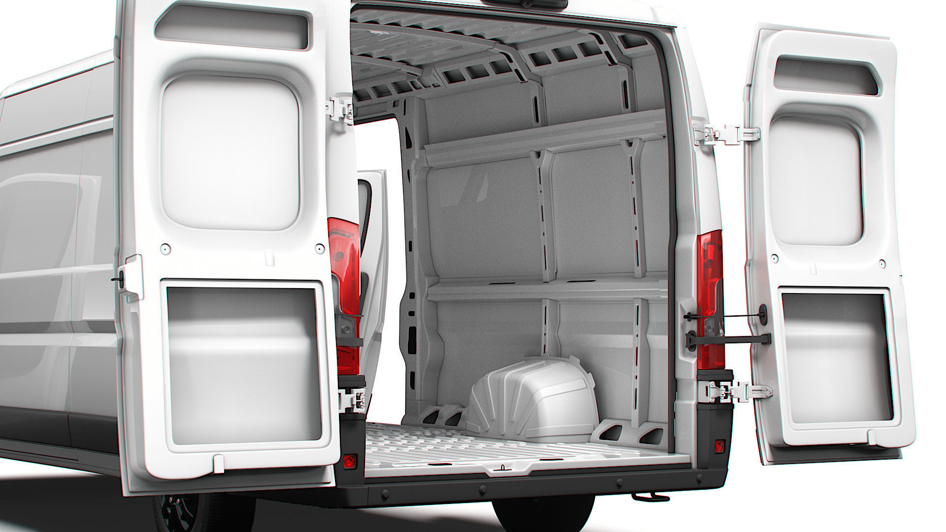 RAM Promaster Van L4H2 HQ Interior 2023 3D model_2