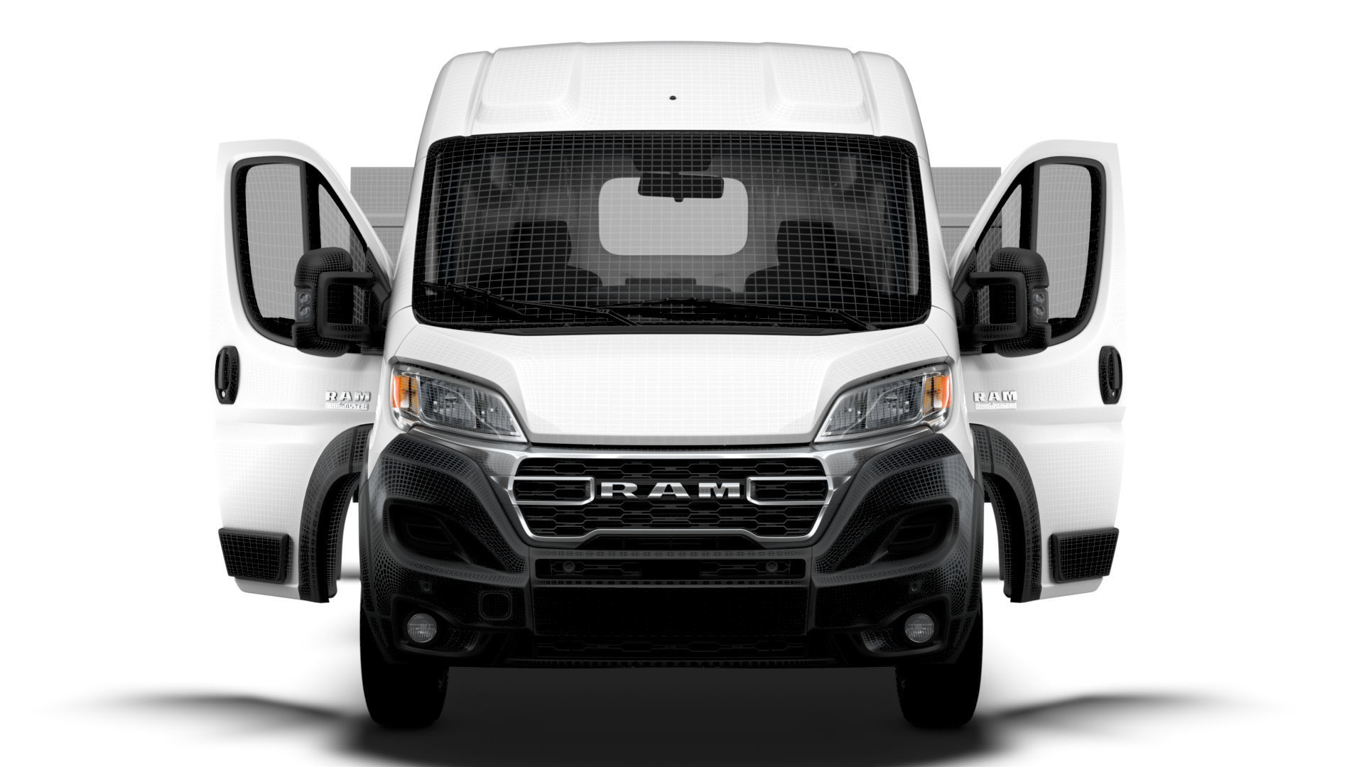 RAM Promaster Van L4H2 HQ Interior 2023 3D model_20