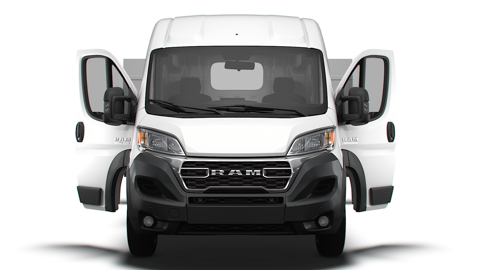 RAM Promaster Van L4H2 HQ Interior 2023 3D model_6