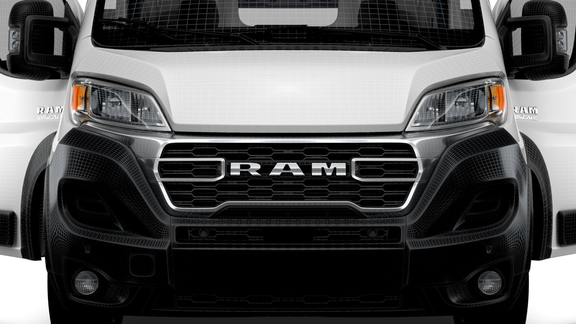 RAM Promaster Van L4H2 HQ Interior 2023 3D model_21