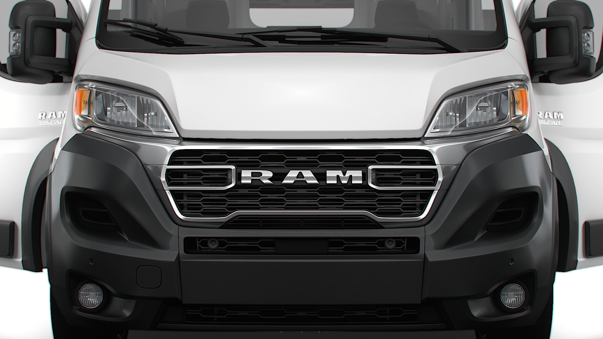 RAM Promaster Van L4H2 HQ Interior 2023 3D model_7